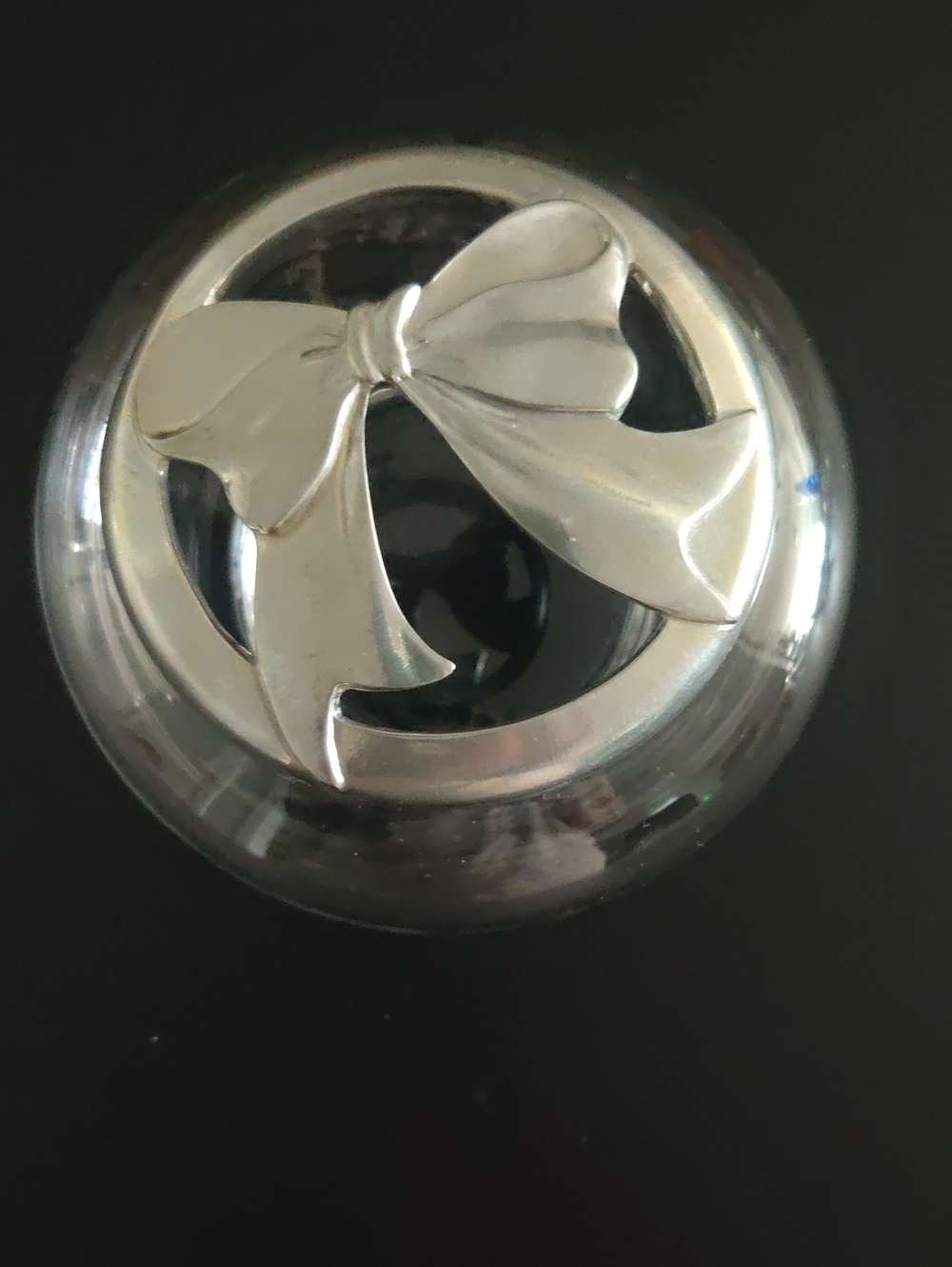 Seagull Potpourri Glass Jar With Pewter Lid....